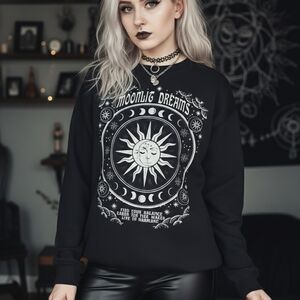 Hot Topic Celestial Black Sweatshirt